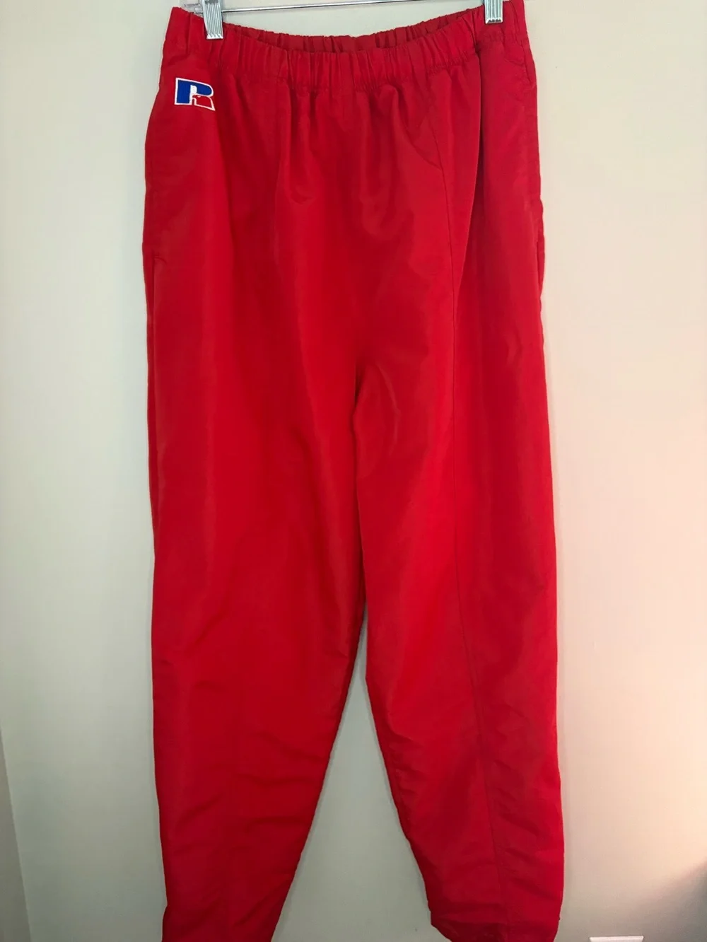 Vintage Russell Athletic Red Tracksuit Set Jacket Pants L 90s